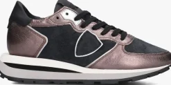 PHILIPPE MODEL bronzen lage sneakers tropez haute low>DAMES Sneakers