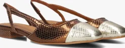 bronzen toral slingbacks luisa met