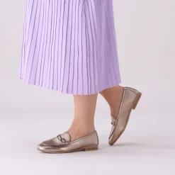 bronzen unisa loafers dalcy