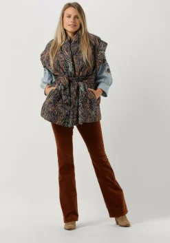 bruine 7 for all mankind flared broek lisha velvet caramel