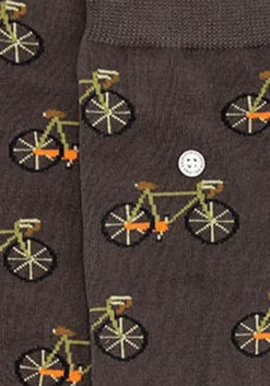 bruine alfredo gonzales sokken bicycles