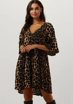 ALIX THE LABEL e mini jurk ladies woven animal dress 1>DAMES Jurken