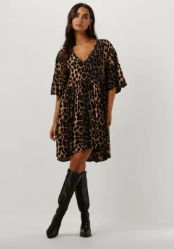 ALIX THE LABEL e mini jurk ladies woven animal dress 1>DAMES Jurken