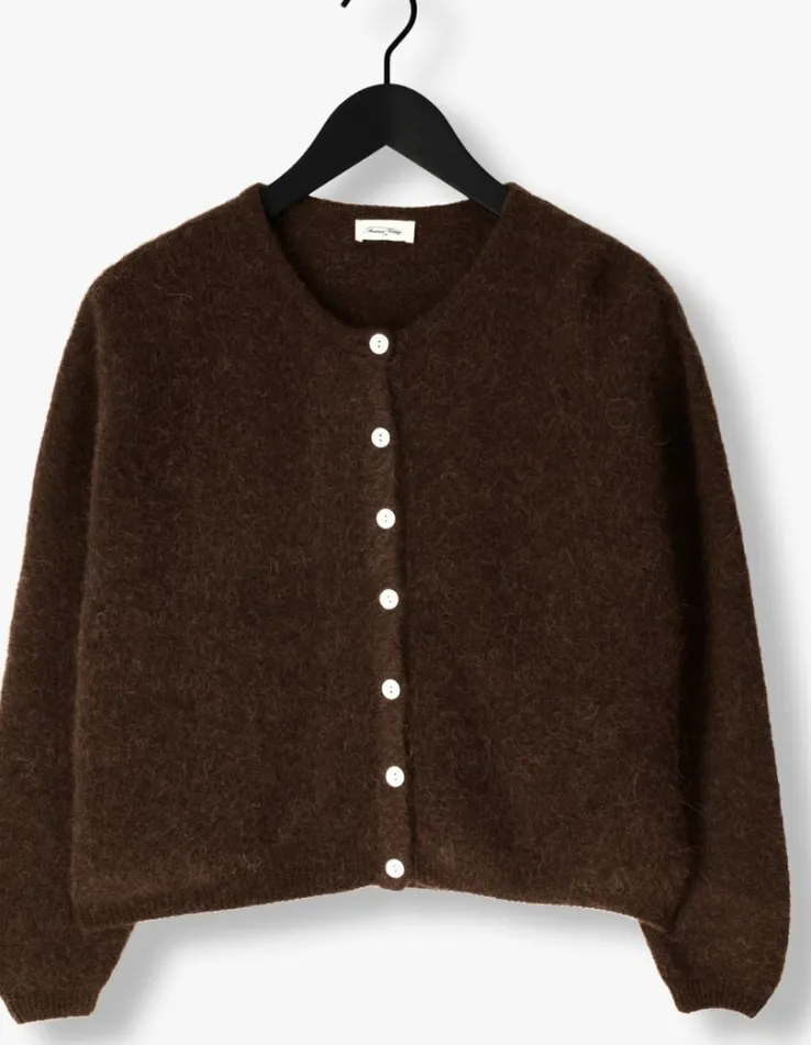 bruine american vintage vest vitow cardigan