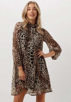 bruine ana alcazar mini jurk dress turtle nrck