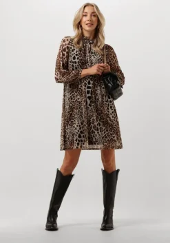 bruine ana alcazar mini jurk dress turtle nrck
