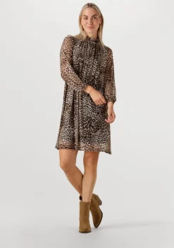 bruine ana alcazar mini jurk dress turtleneck