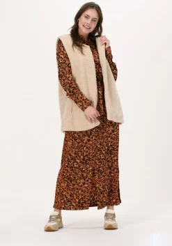 bruine another label midi jurk adeleide dress l/s