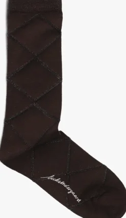 bruine becksondergaard sokken diamond glitter sock