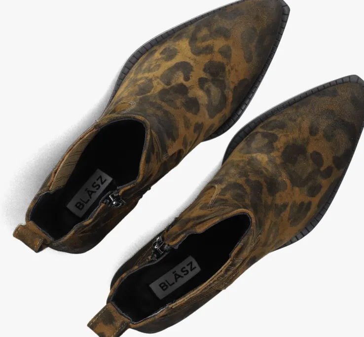 bruine blasz enkellaarsjes 34