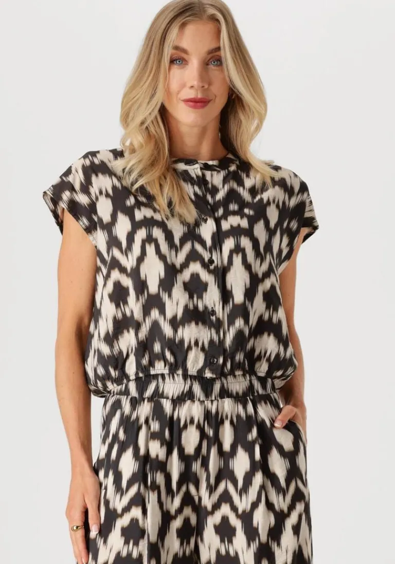 BY-BAR e blouses lode brown batik blouse>DAMES Blouses