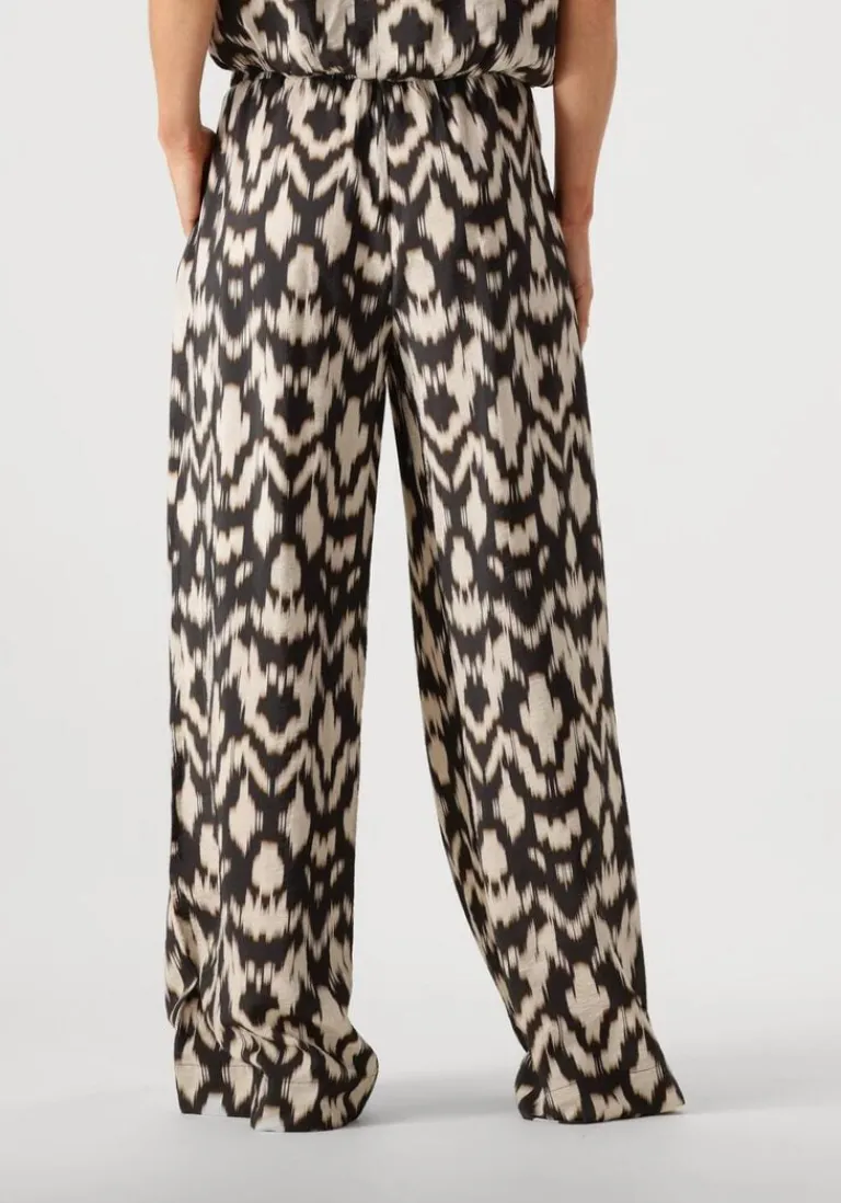 BY-BAR e wijde broek benji brown batik pants>DAMES Co-Ord Sets|Broeken