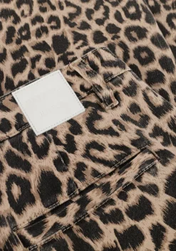 bruine catwalk junkie bootcut jeans tailored leopard jeans