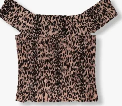 bruine catwalk junkie top off-shoulder smock top