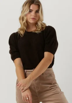 CC HEART e trui elsa diamond knit blouse, short sleeves>DAMES Truien & Vesten