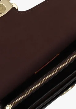 bruine coach schoudertas tabby 26