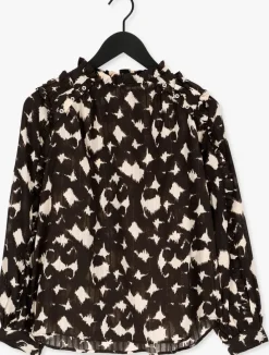 bruine co'couture blouses alyssa frill blouse