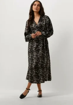 CO'COUTURE e co'couture midi jurk leo leo wrap dress>DAMES Jurken