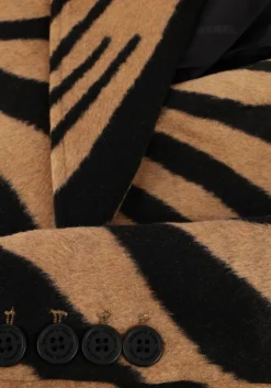 bruine colourful rebel mantel zania double breasted wool long coat