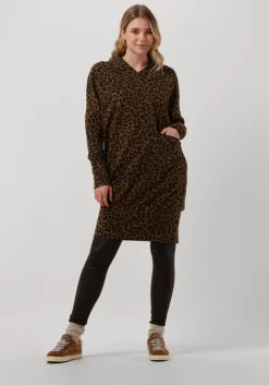 10DAYS e mini jurk v-neck dress leopard>DAMES Jurken
