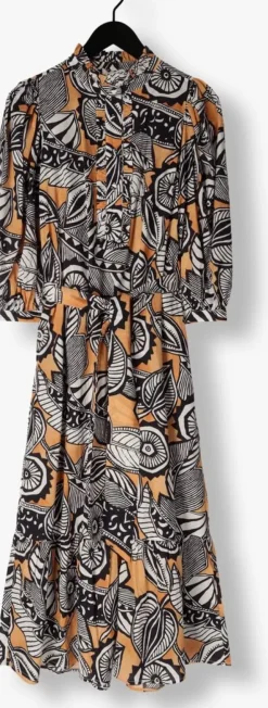 bruine dea kudibal midi jurk mydea oc