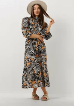 bruine dea kudibal midi jurk mydea oc