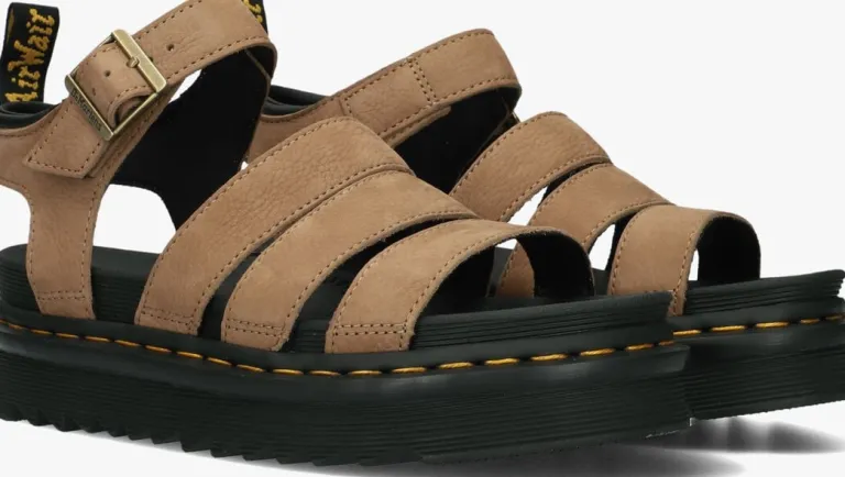 DR MARTENS e platte sandalen blaire>DAMES Sandalen