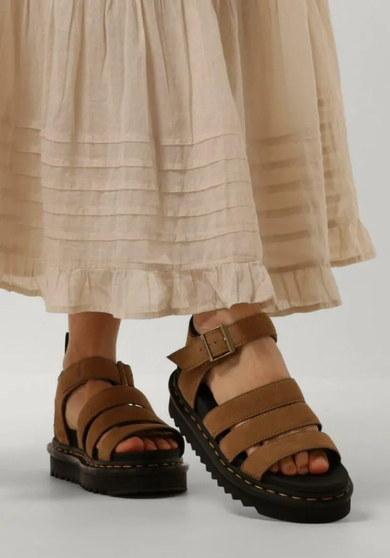 DR MARTENS e platte sandalen blaire>DAMES Sandalen