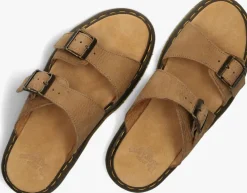 bruine dr martens slippers josef m