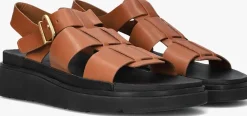 bruine fitflop sandalen fisherman sandals
