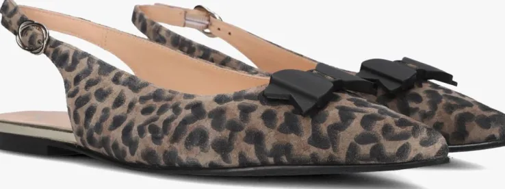 bruine floris van bommel slingbacks sfw-40050