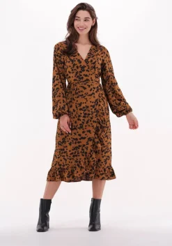 FREEBIRD e maxi jurk rosy midi ls dress>DAMES Jurken