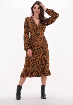 FREEBIRD e maxi jurk rosy midi ls dress>DAMES Jurken