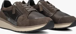 bruine gabor lage sneakers 307