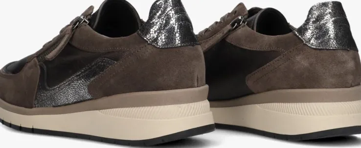 bruine gabor lage sneakers 307