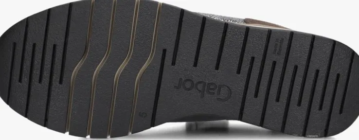 bruine gabor lage sneakers 307