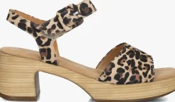 bruine gabor sandalen met hak 721.1.0