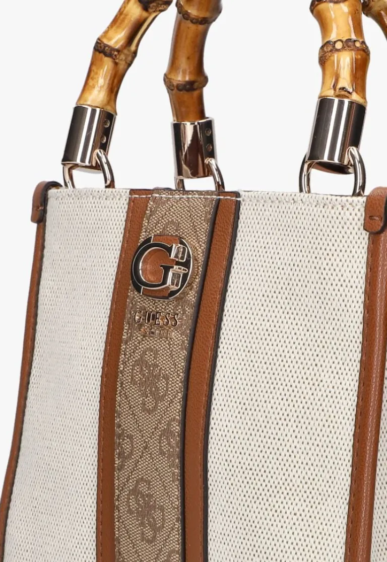 GUESS e schoudertas kerima bamboo cpmt mini tote>DAMES Schoudertassen