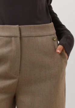 bruine harper & yve wijde broek myla-pa