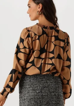 bruine inwear blouses mettaiw blouse