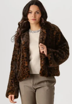 bruine neo noir jack melodie leo faux fur jacketdam