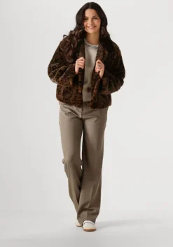 bruine neo noir jack melodie leo faux fur jacketdam