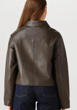 bruine neo noir jack romana faux pu jacket