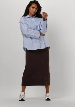 bruine neo noir midirok ashanti knit skirt