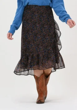 NEO NOIR e midirok tara dark blossom skirt>DAMES Rokken