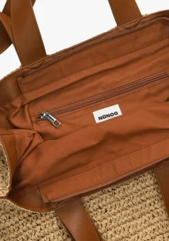 bruine núnoo shopper shopper raffia