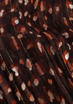 bruine notre-v mini jurk nv-gwen