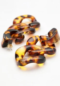 bruine notre-v oorbellen x bo - jules earrings