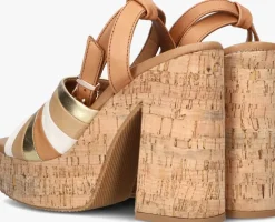 bruine notre-v sandalen 618011