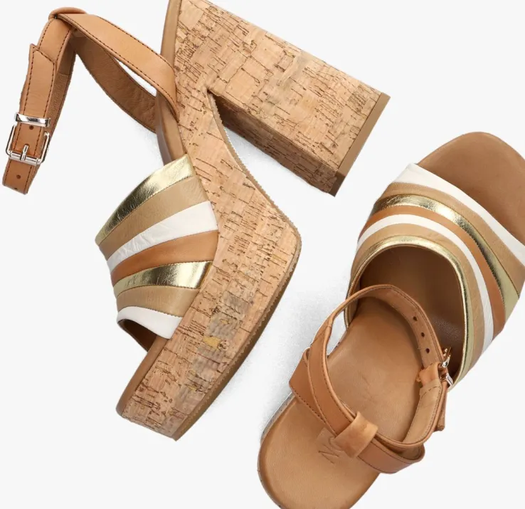 bruine notre-v sandalen 618011